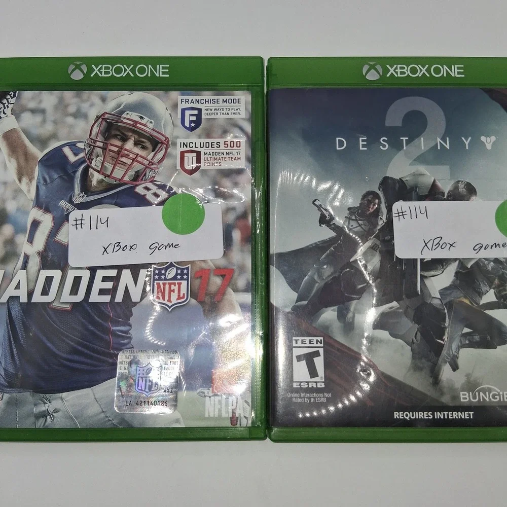 XBOX ONE GAMES DESTINY 2-MADDEN 17